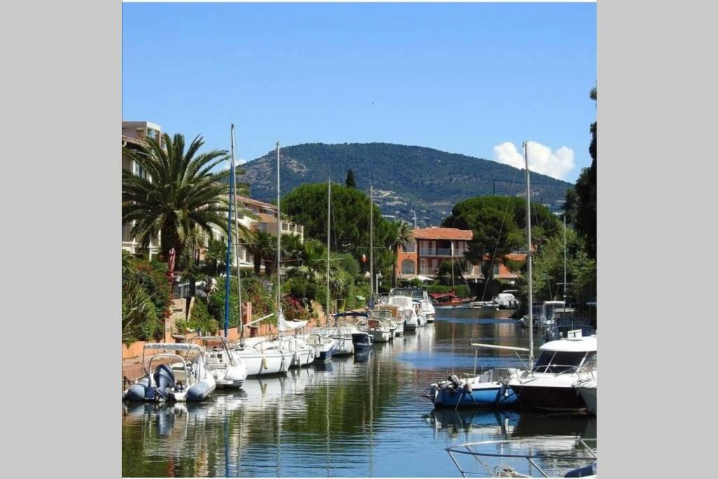 2 Bedrooms, 15 Min Walk To Beach, Ac, Pool & Fiber Internet In A Quiet, Private Gated Domain 5Kms To St Tropez Cogolin Zewnętrze zdjęcie